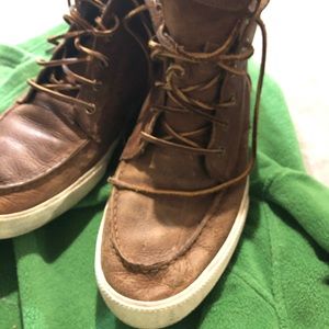 Men  leather polo boots